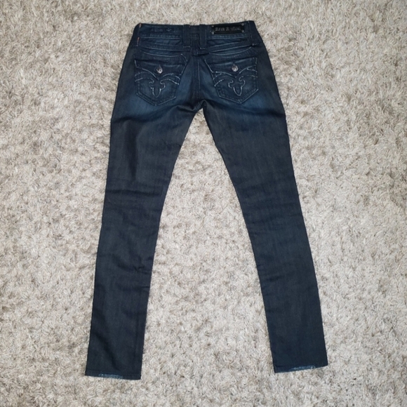 Women’s Rock Revival Jeans Skinny Debbie Size 27 - Picture 10 of 12